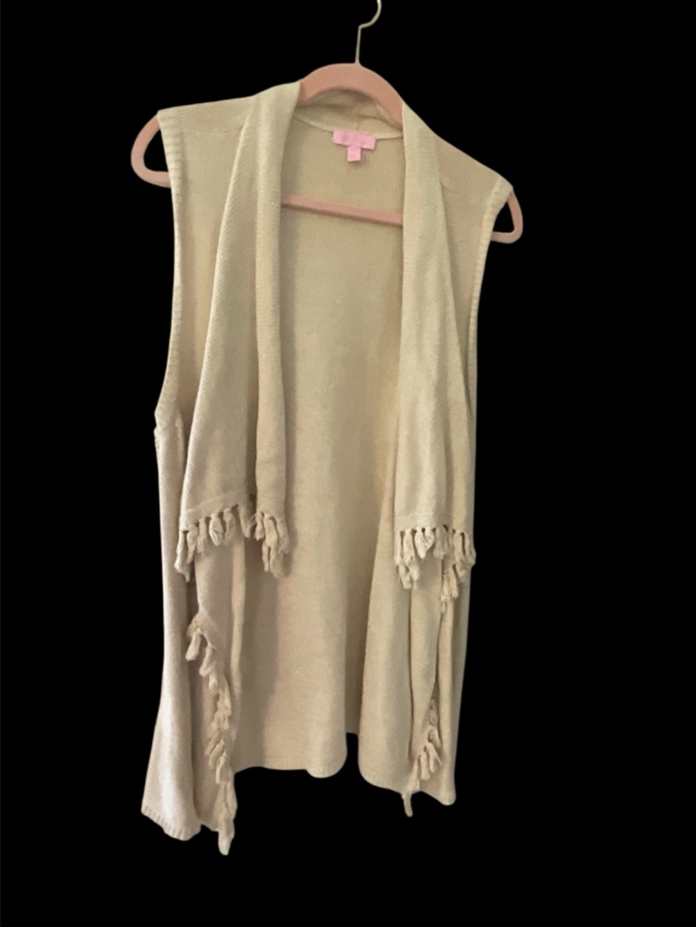 Lilly Pulitzer Abbott fringe sweater vest